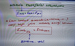 Mekanik enerjinin korunumu